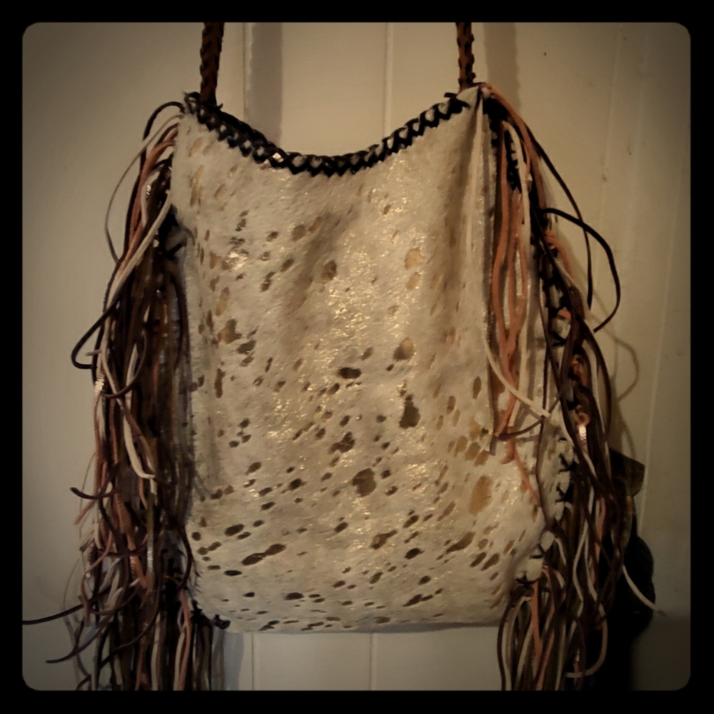 Custom cowhide bag